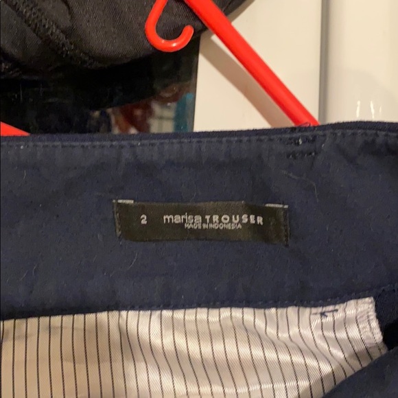 Loft navy wide leg trouser - Picture 4 of 4